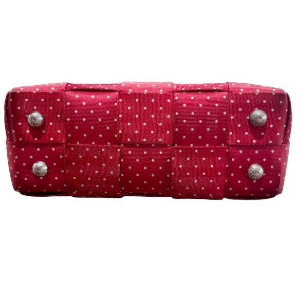 Harveys for Disney Couture Minnie Mouse Red Polka Dot Seatbelt Purse Handles Bow - Picture 8 of 12